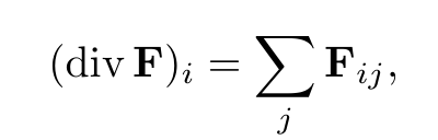 Graph divergence equation, source page 15