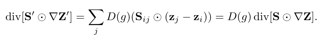 Divergence equivariance equation, source page 17